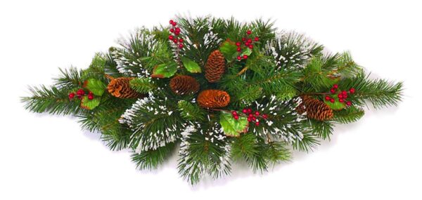 30" PVC Mixed Pine Swag