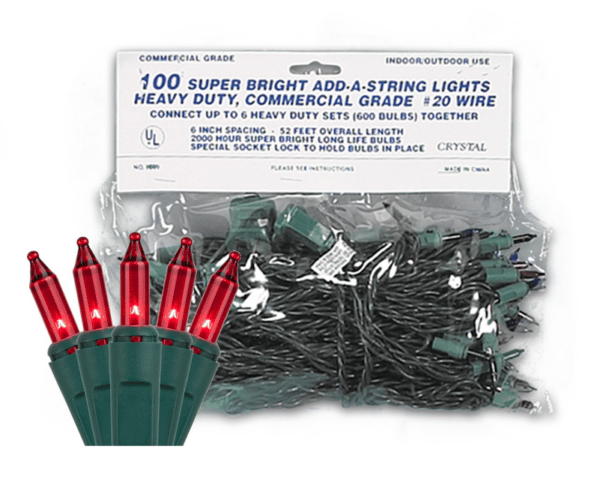 100 Red Light Set, Commercial Grade