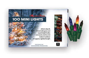 100 Multi Light Set, Green Wire