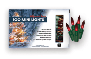 100 Red Light Set, Green Wire