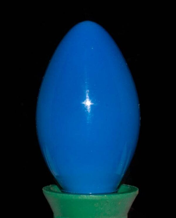 C7 Incandescent Bulb - Ceramic Blue