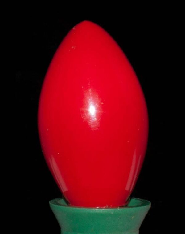 C7 Incandescent Bulb - Ceramic Red