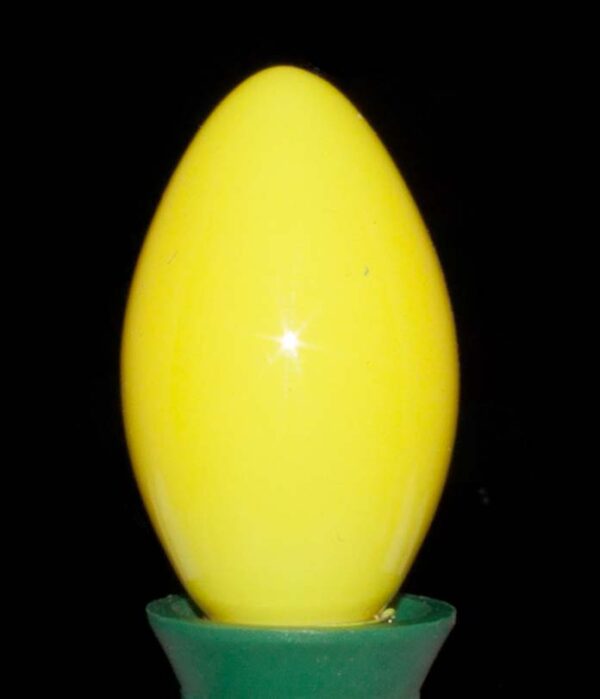 C7 Incandescent Bulb - Ceramic Yellow