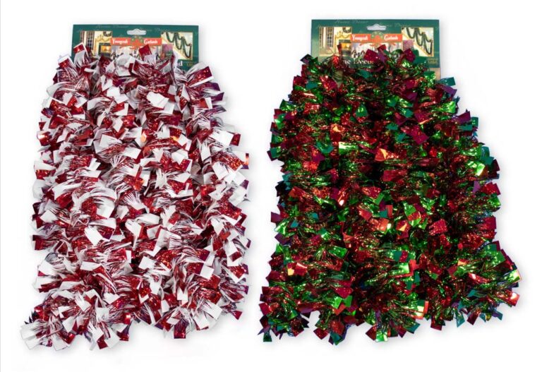 3" x 10' Holographic Tinsel Garland Orman Inc.