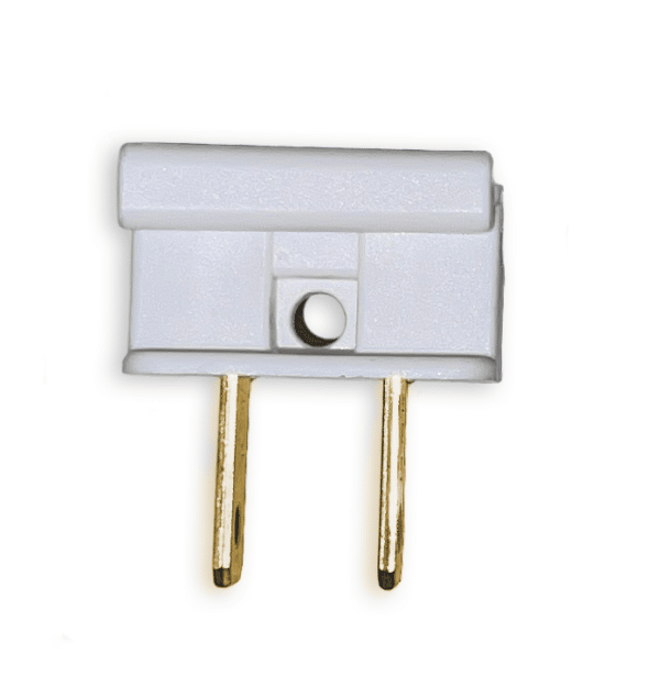 White Male Plug For SPT-1