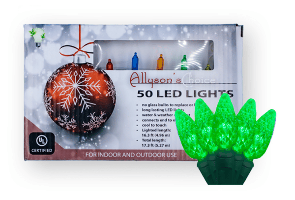 50 LED C6 Set - Green