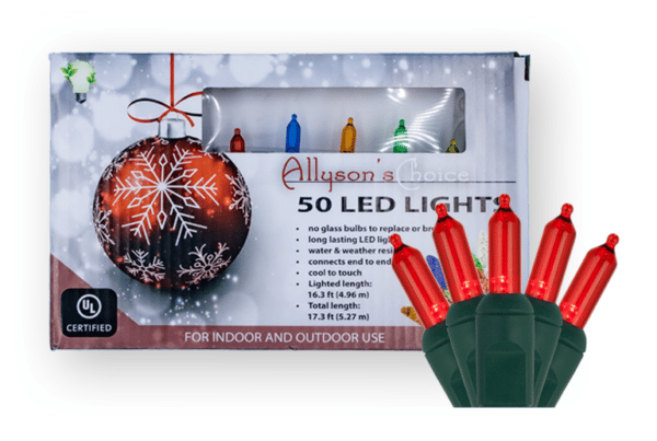 50 LED Mini Set - Red