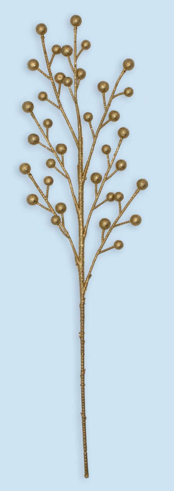 18″ Gold Berry Spray