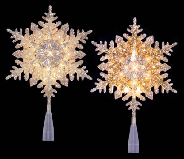 10" Snowflake Tree Toppers