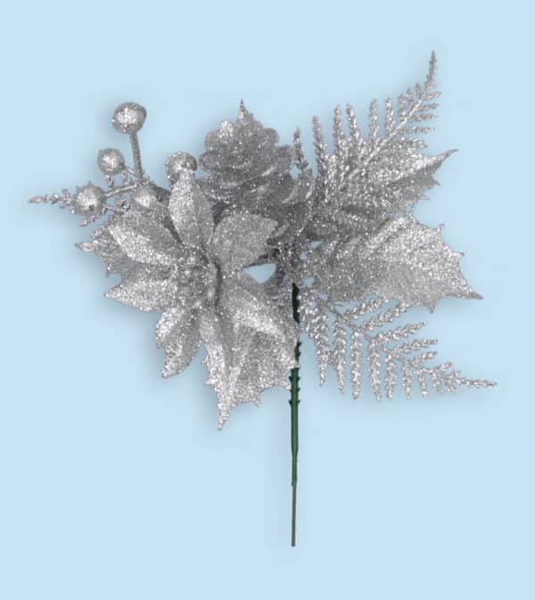 Silver Glitter Pick