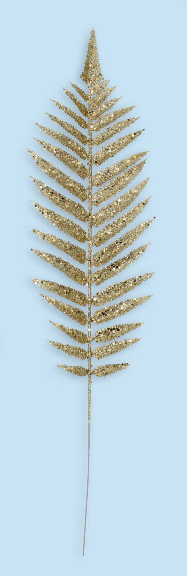Gold Glitter Palm Leaf Pick