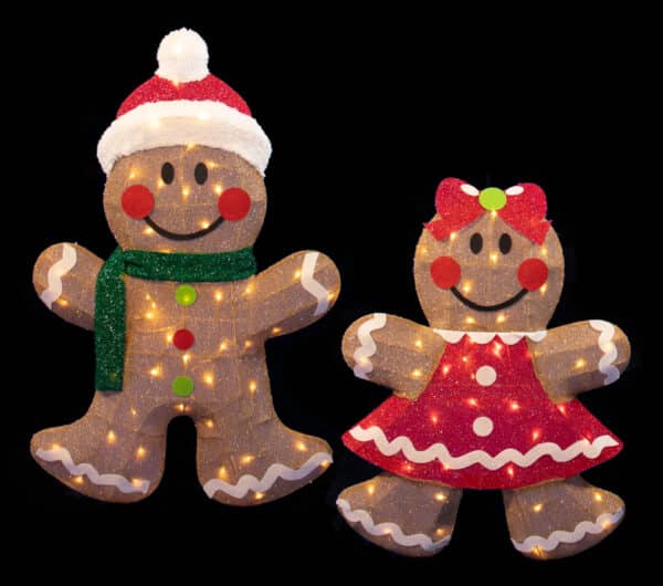 36"/32" Gingerbread Pair