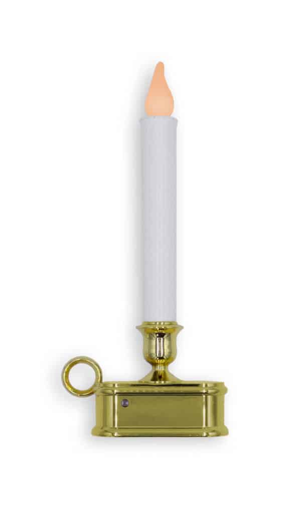 10" LED Candle With Gold Base