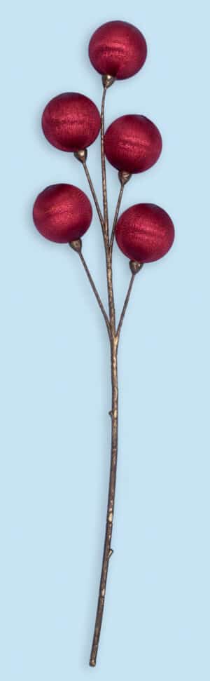 24" Satin Red Ball Spray