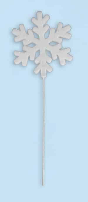7" Glittered Snowflake