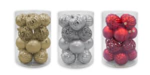 16 Piece 80mm Balls, 3 Asst.