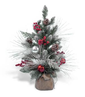 24" PVC Frosted Tree