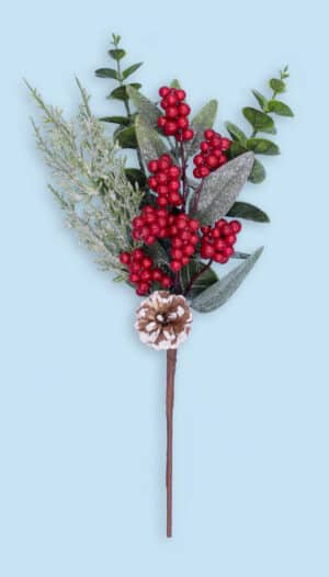 16" Mixed Greens/Berry Spray