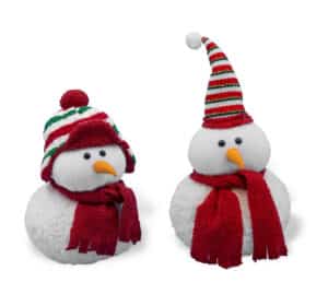 13" Plush Snowmen