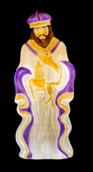 39" Lighted Blow Mold Wiseman #2