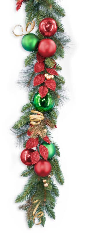 6' PVC Mixed Pine Garland