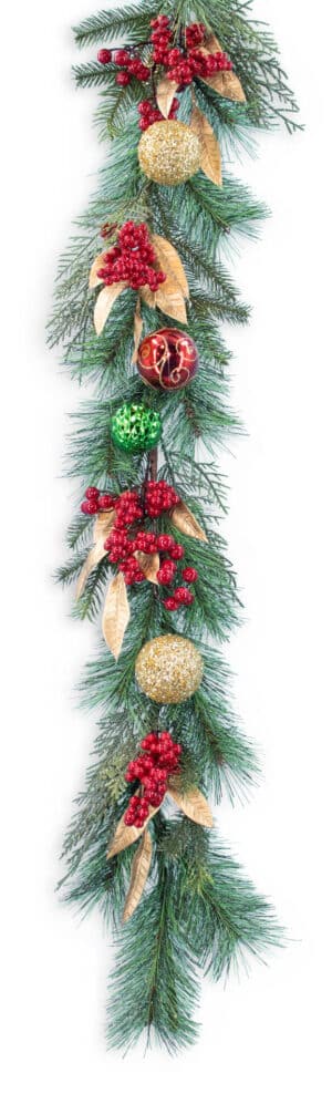 6" Mixed Pine Garland