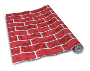 2'x5' Corrugated Brick Paper